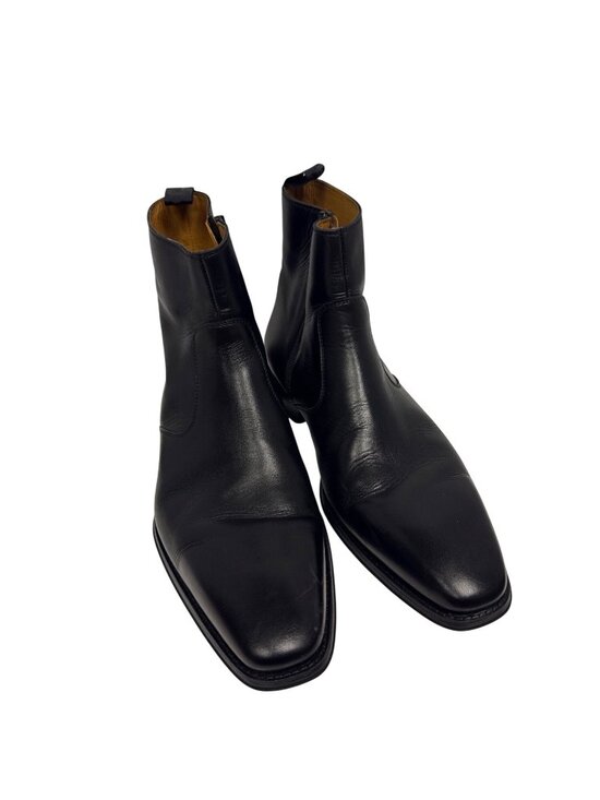 Magnanni 24202 Chelsea Boots Men 9.5 Black Leather Spain NWOB Luxury Dress Shoes main image 9